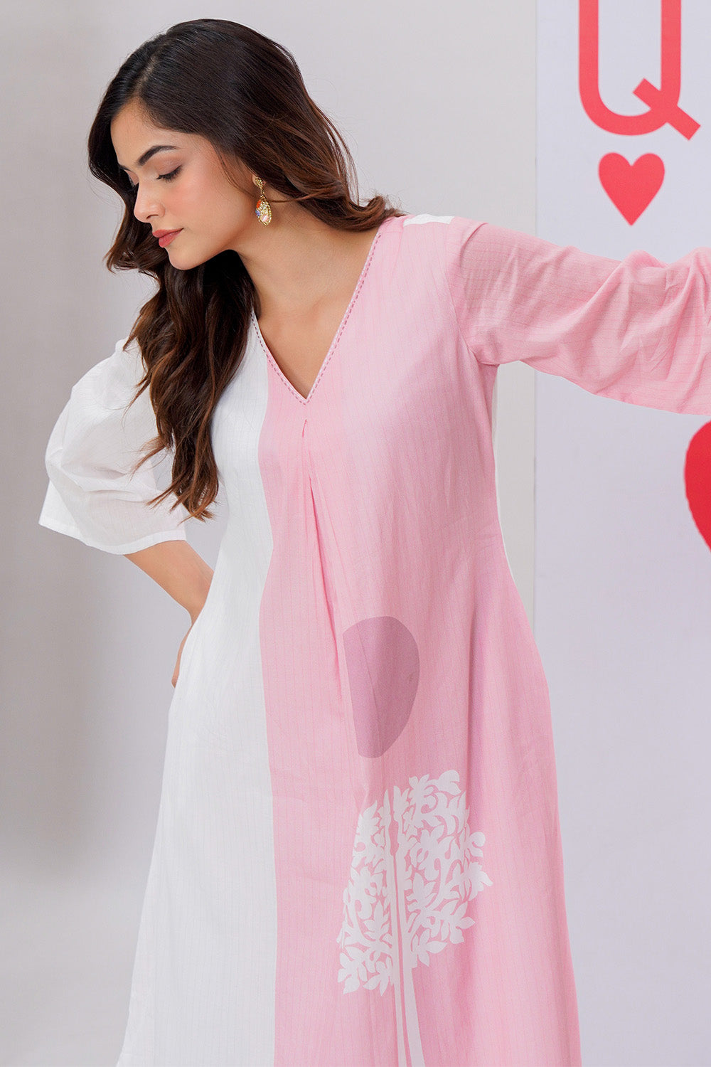 Blush Harmony Printed Co-Ord Ensemble