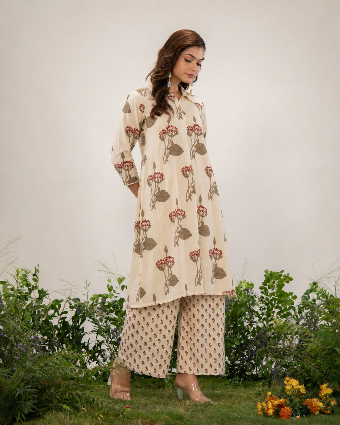Meadow Muse Ivory Cotton Co-Ord Set