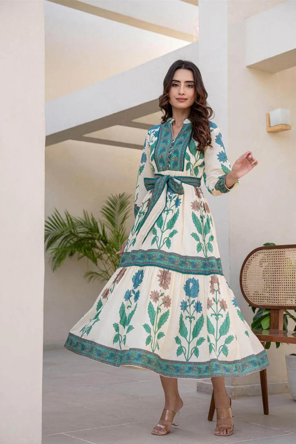Botanical Elegance: A Spring Symphony निवारा (NIVARA)