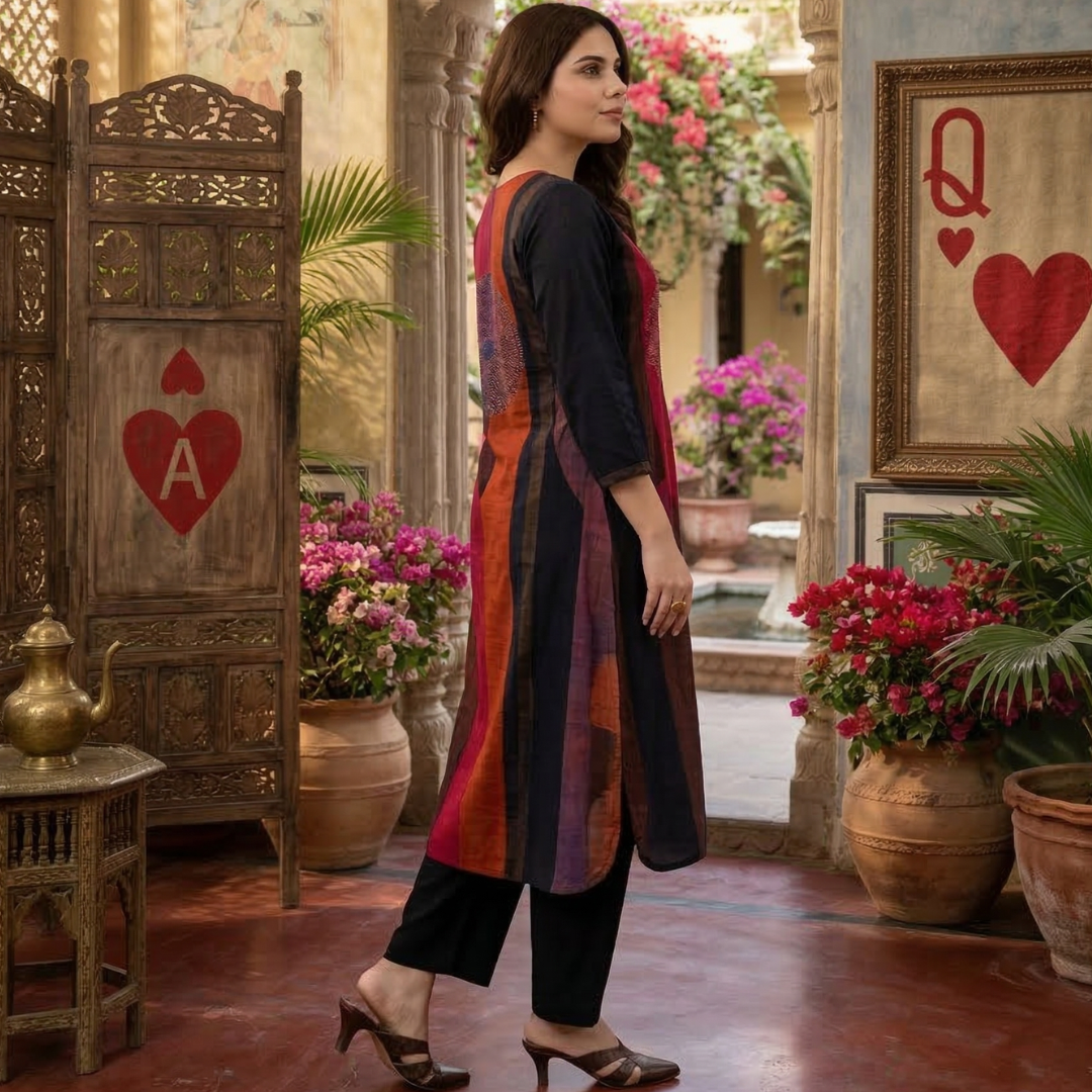 Scarlet Aura Printed Co-Ord Ensemble