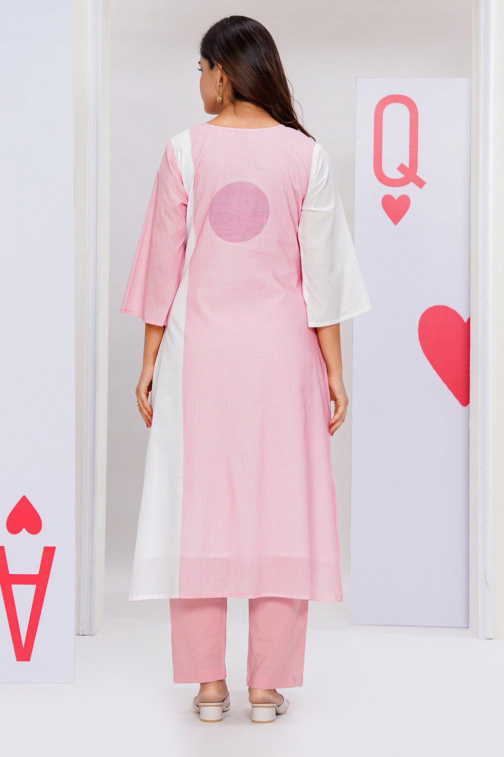 Blush Harmony Printed Co-Ord Ensemble