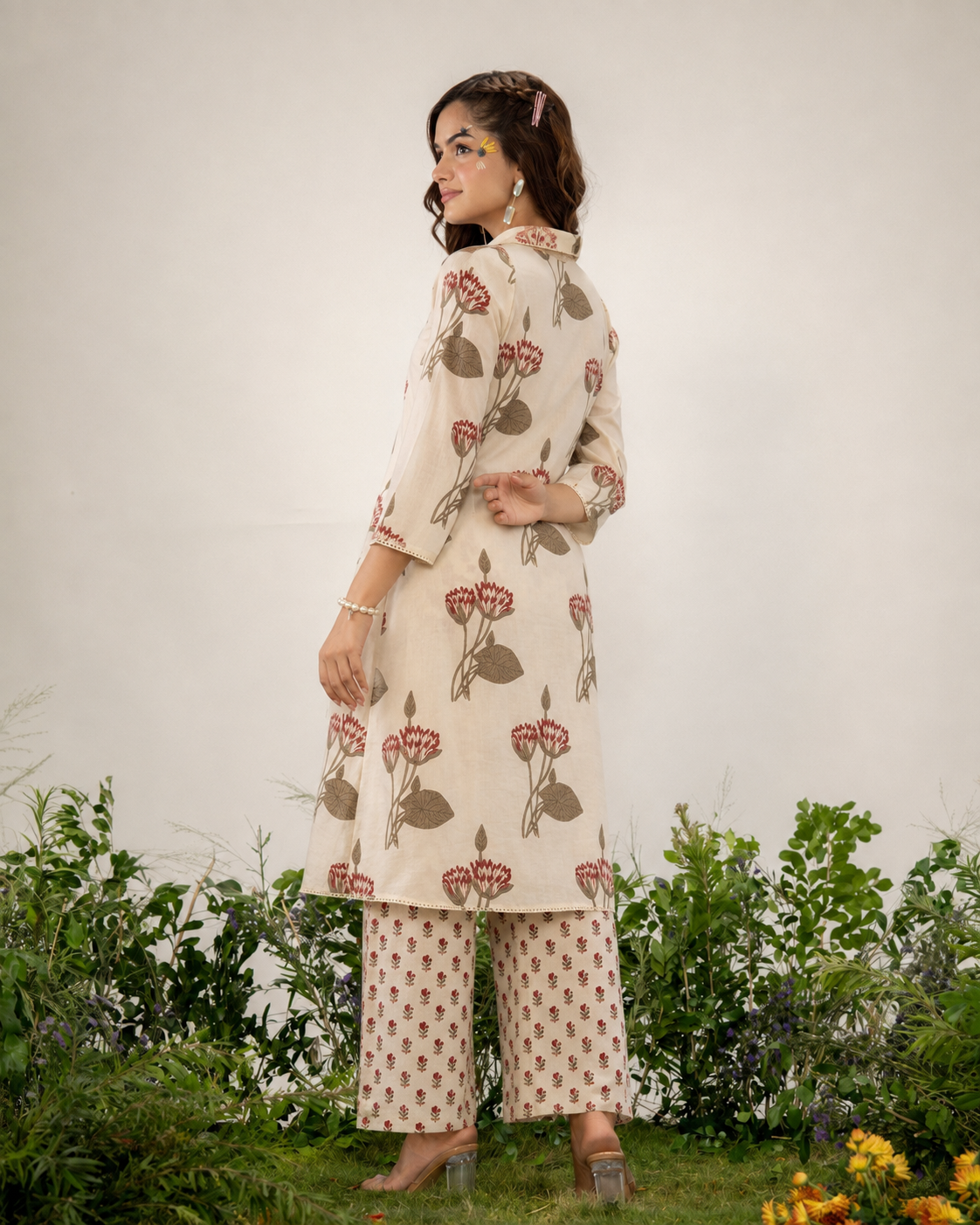 Meadow Muse Ivory Cotton Co-Ord Set