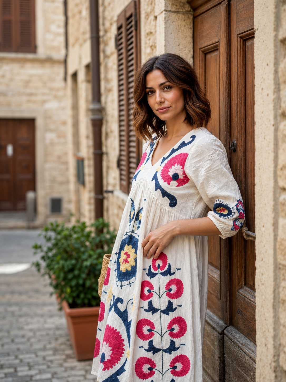 Rosabella Cotton Midi Dress