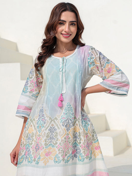 Pastel Mirage Cotton Printed Co-ord