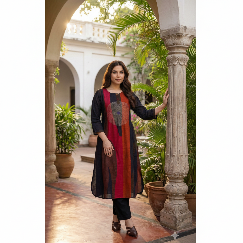 Scarlet Aura Printed Co-Ord Ensemble